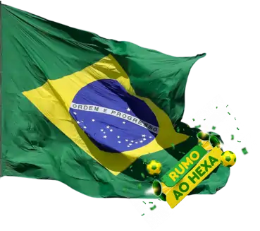 Bandeira do Brasil - Rumo ao HEXA